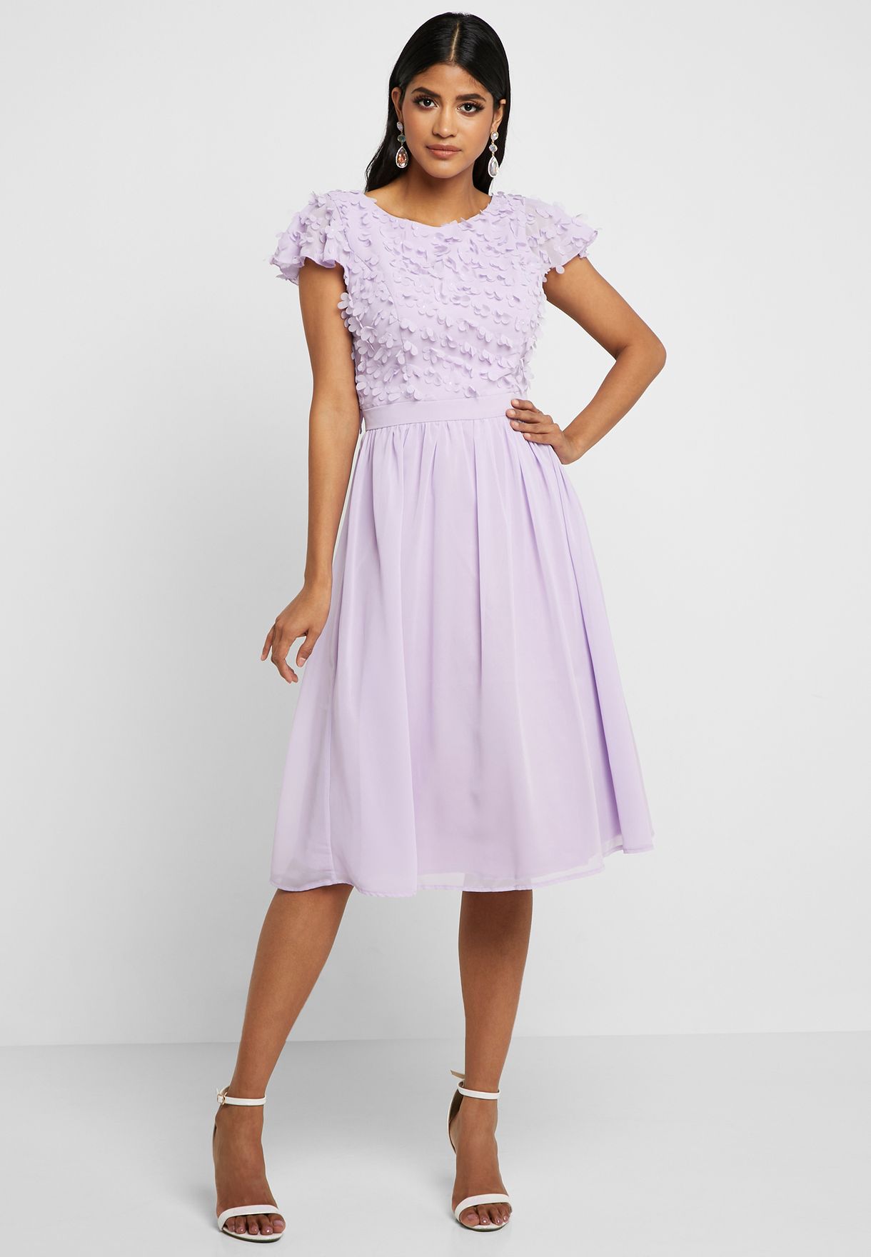 chi chi london purple dress