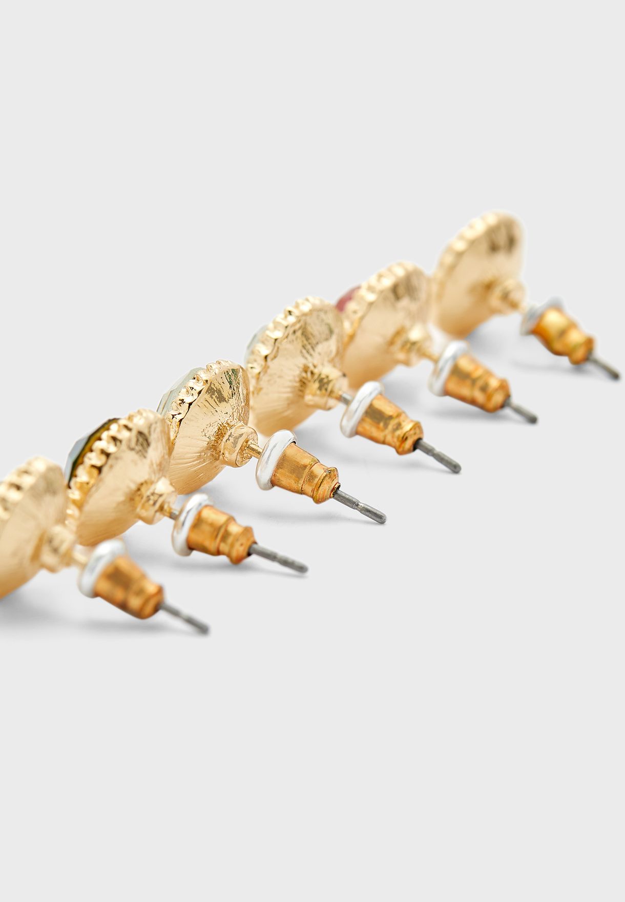 Stone Detail Multipack Earrings