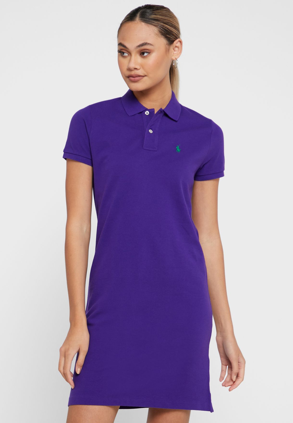 Buy Polo Ralph Lauren purple Polo Dress for Women in MENA, Worldwide