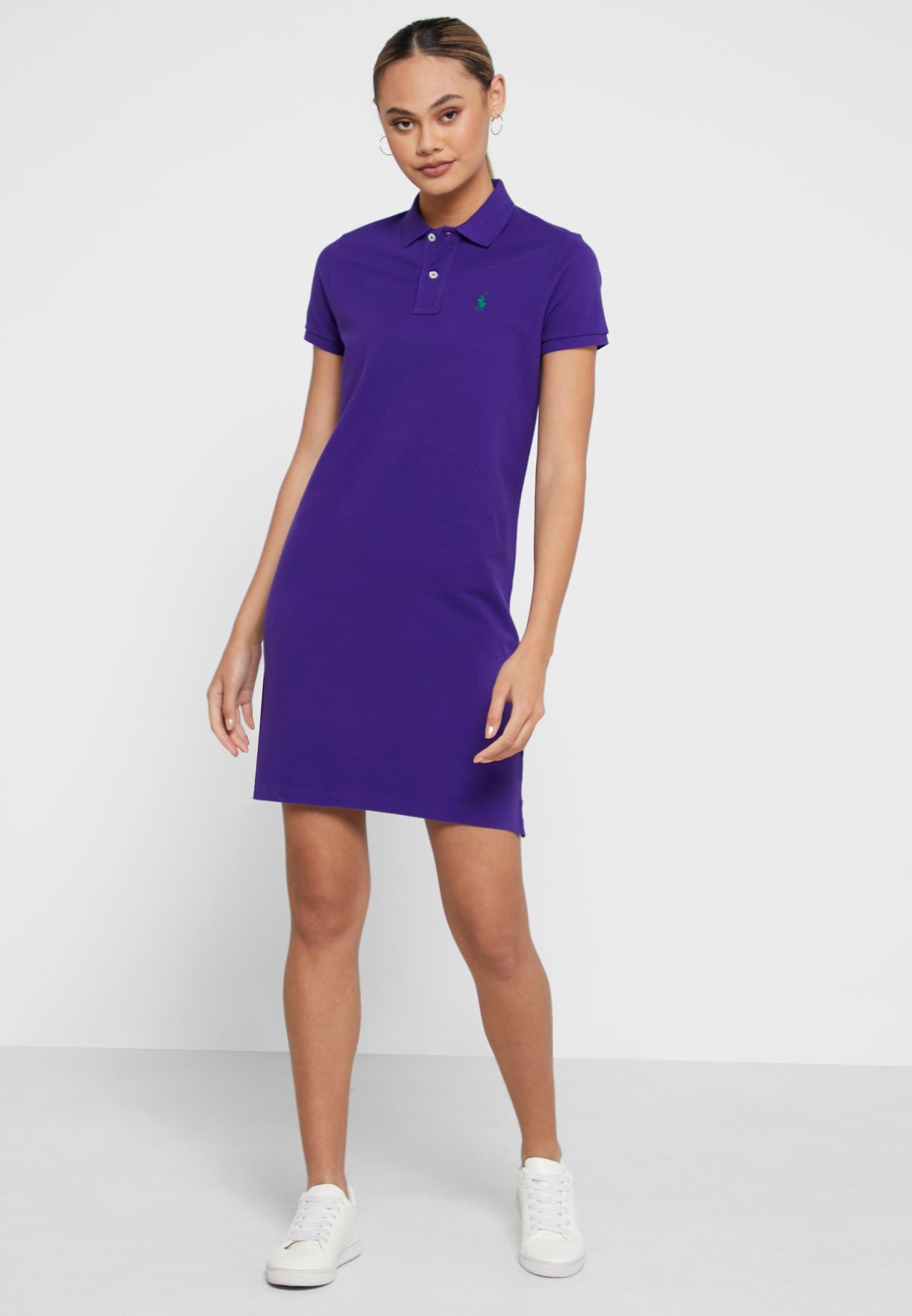 Buy Polo Ralph Lauren purple Polo Dress for Women in MENA, Worldwide