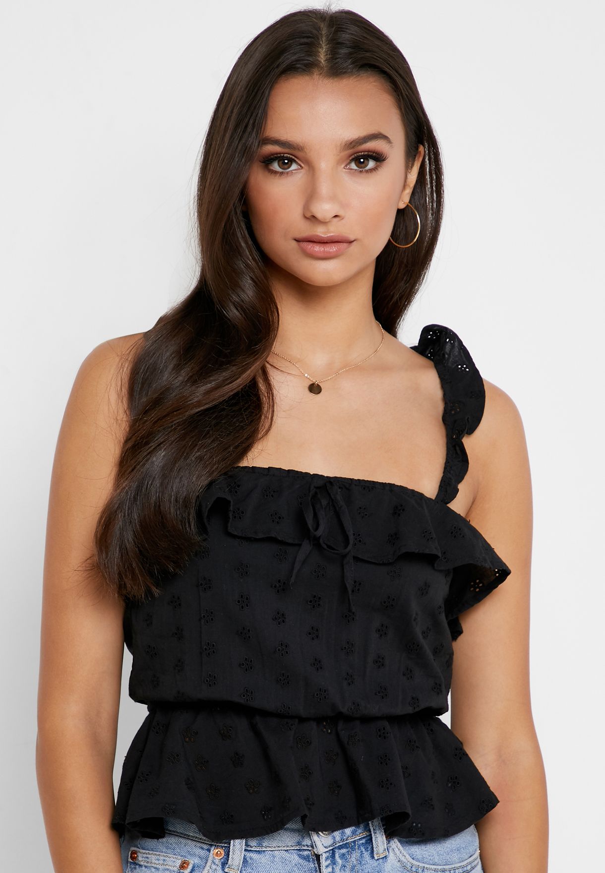 miss selfridge peplum top