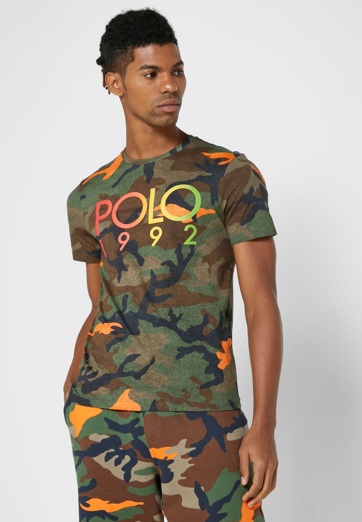 Buy Polo Ralph Lauren multicolor Camo Crew Neck T-Shirt for Men in Muscat,  Salalah