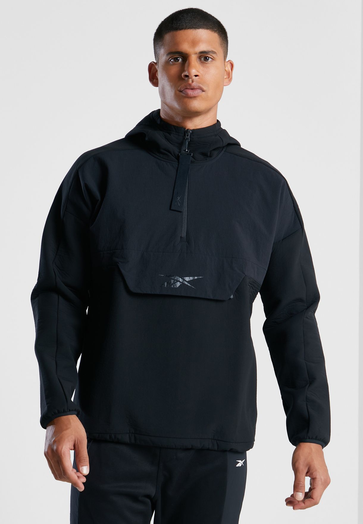 Buy Reebok black Edgeworks Anorak Jacket for Kids in MENA, Worldwide