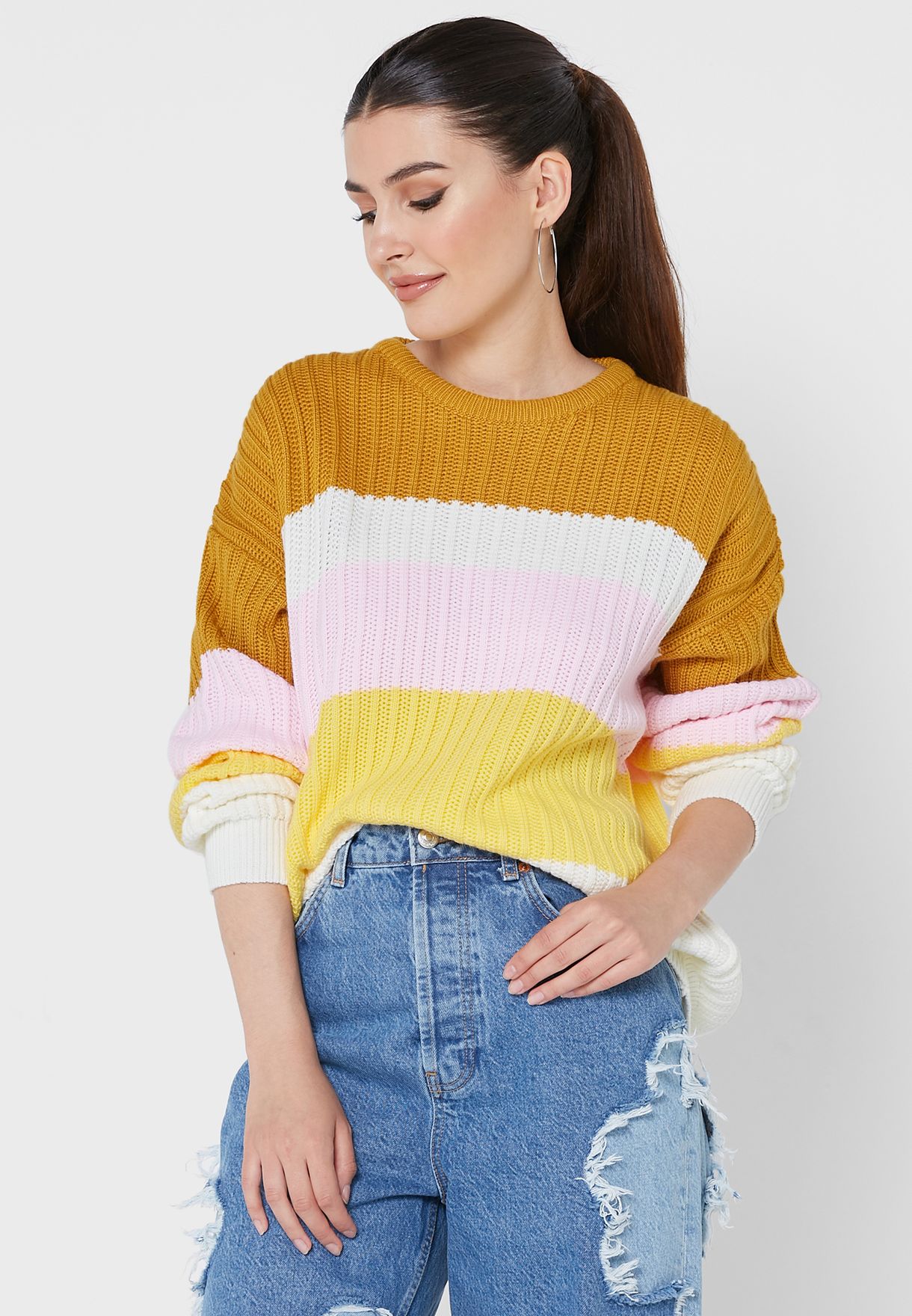 Multi Tone Sweater