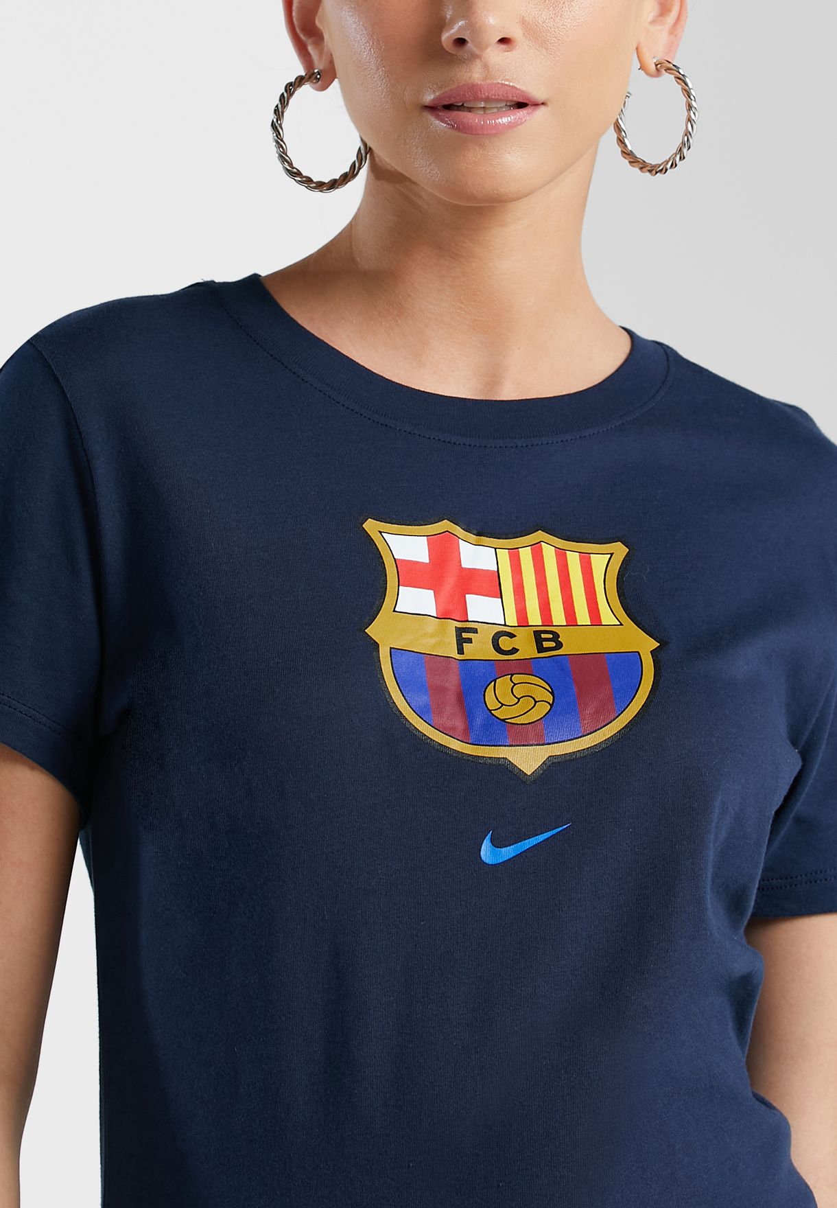 Fc Barcelona Evergreen Crest T-Shirt