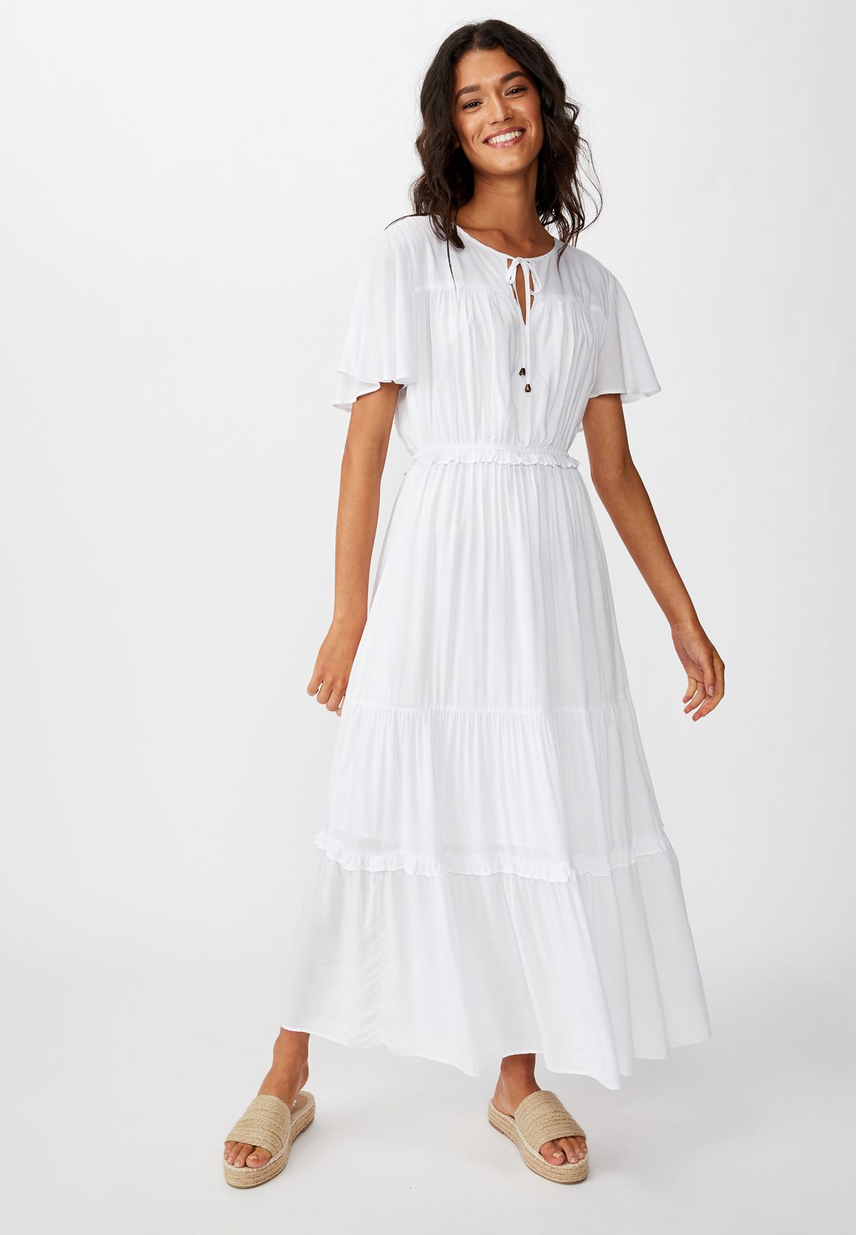 cotton on white dress
