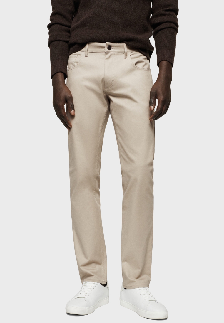 Cotton Lycra Mens Chinos And Trousers