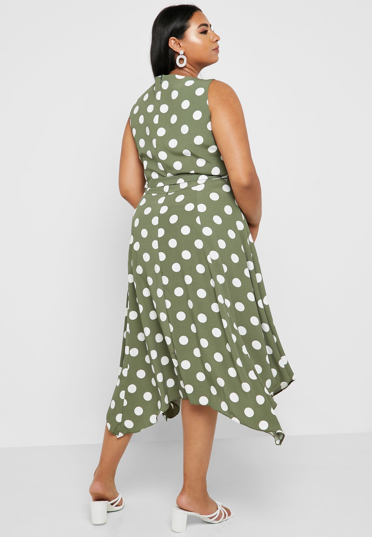 evans polka dot dress