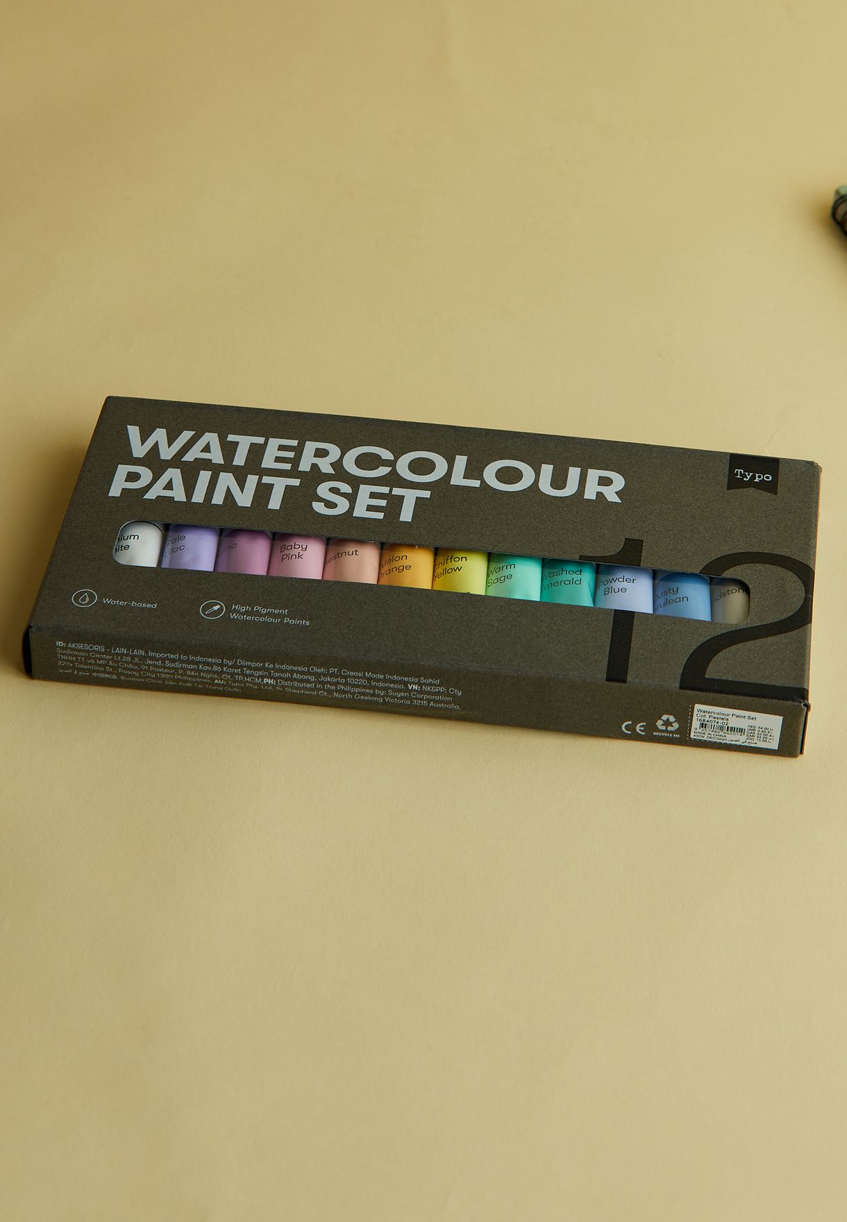 Pastel Watercolour Paint Set