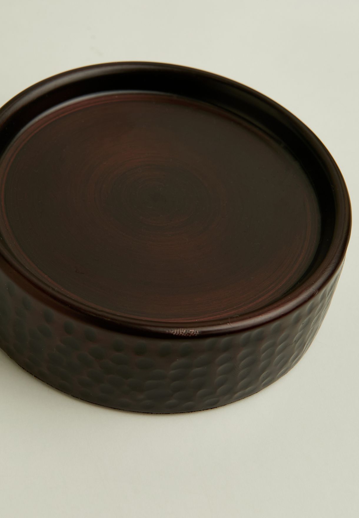 Allegra Hammered Dark Bronze Soap Dish