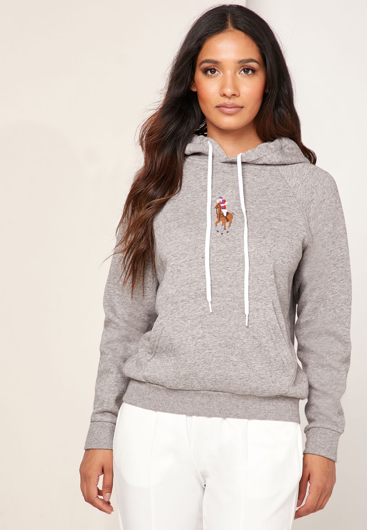 womens grey ralph lauren hoodie