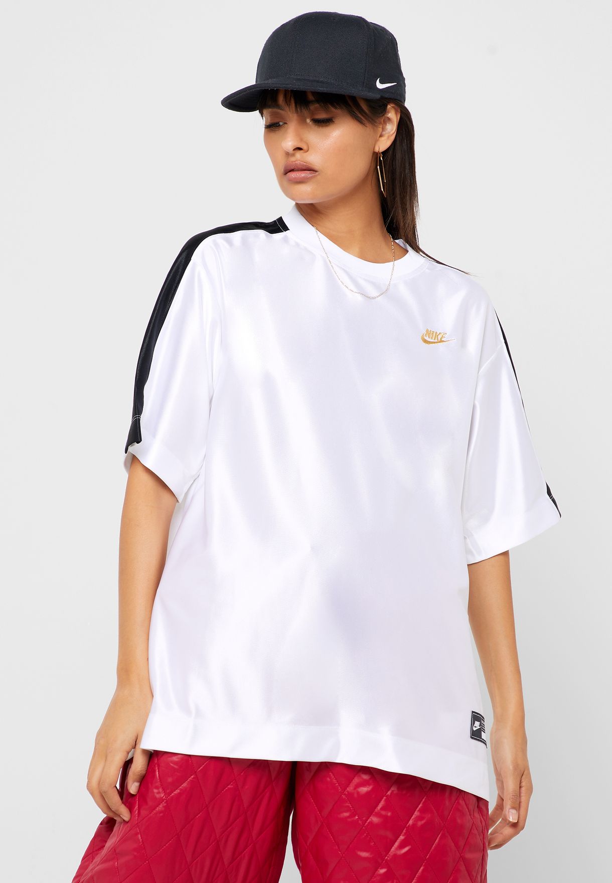 Buy Nike white Glam Dunk T-Shirt for 