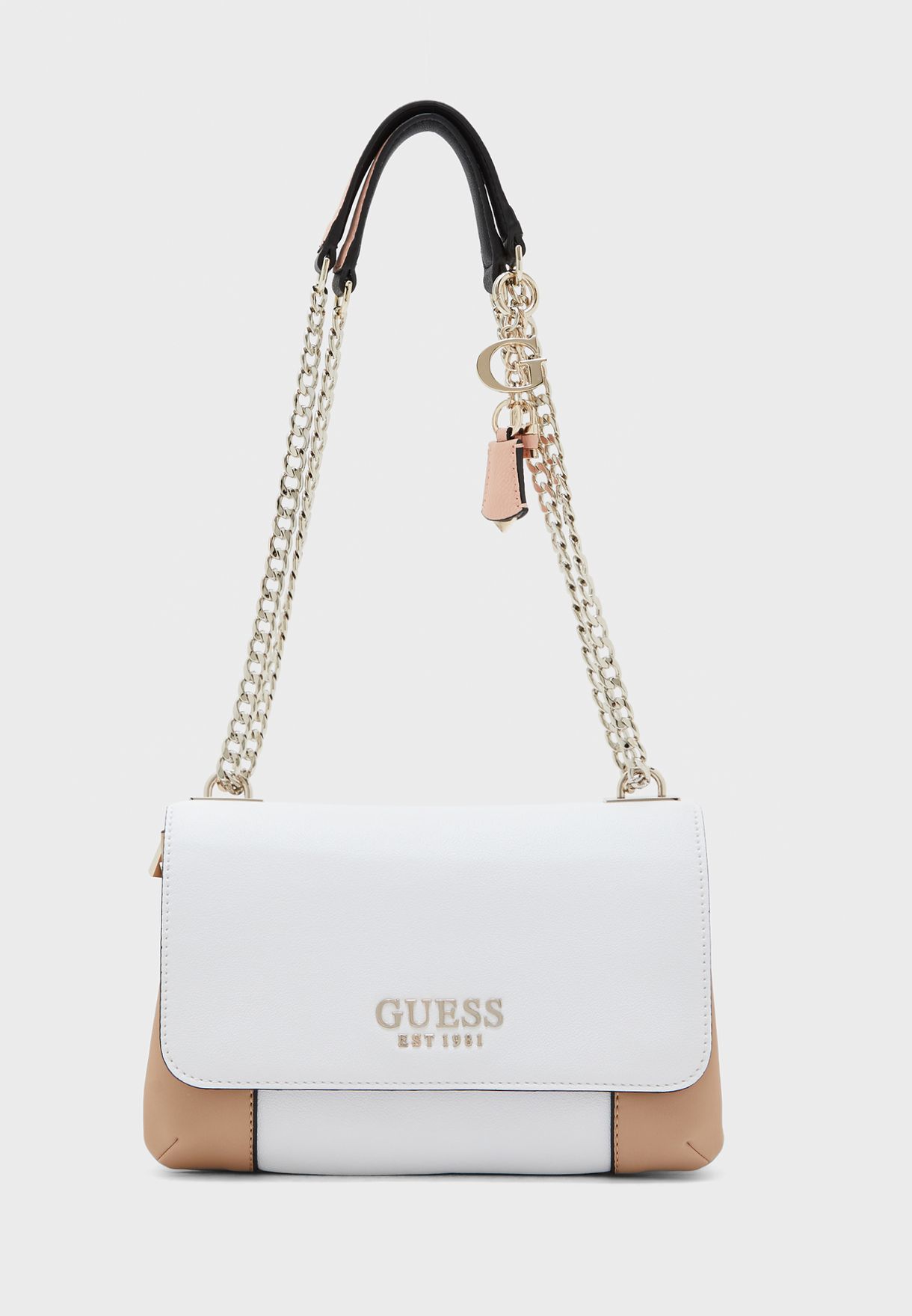 guess white crossbody