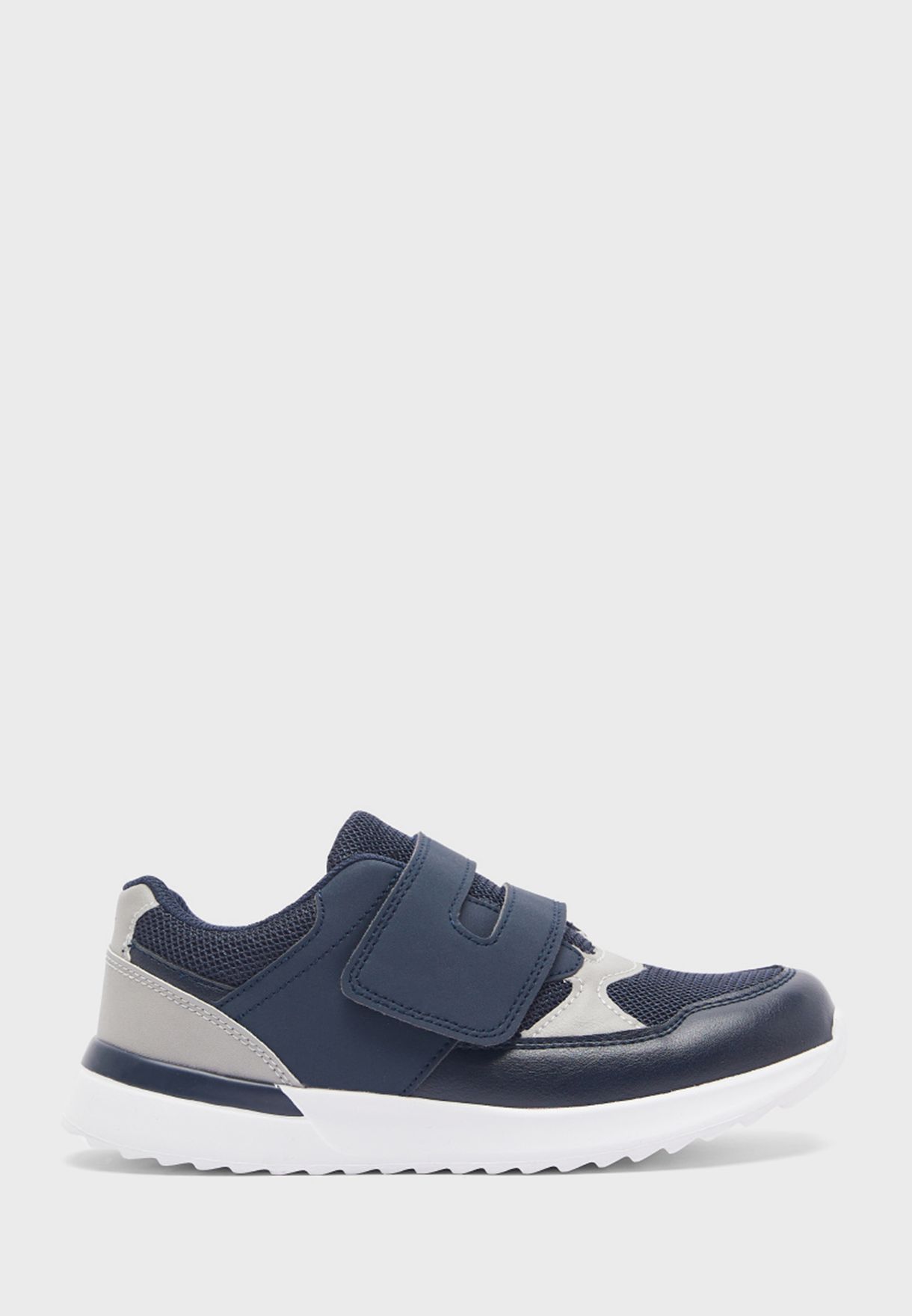 Buy Shoexpress navy Kids Velcro Sneakers for Kids in MENA, Worldwide