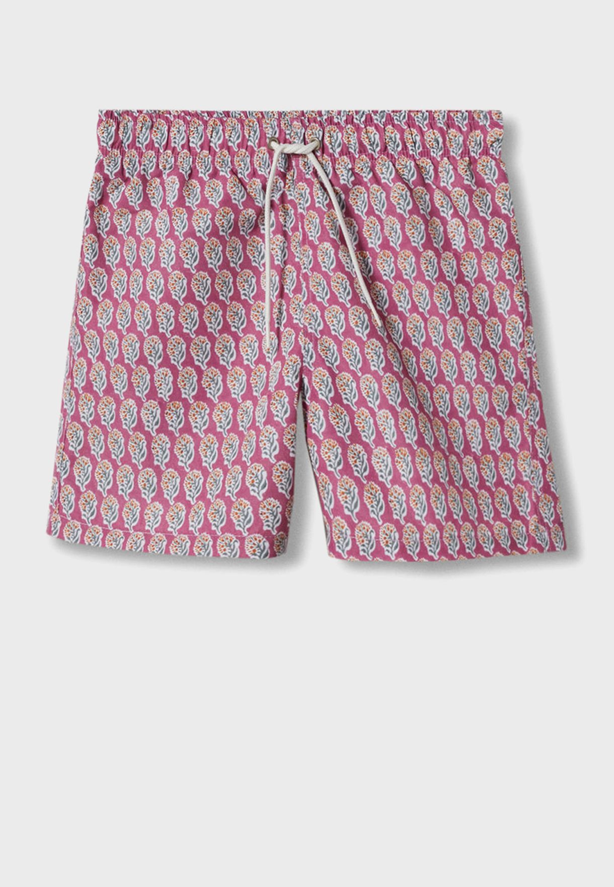 Kids Floral Print Swim Shorts