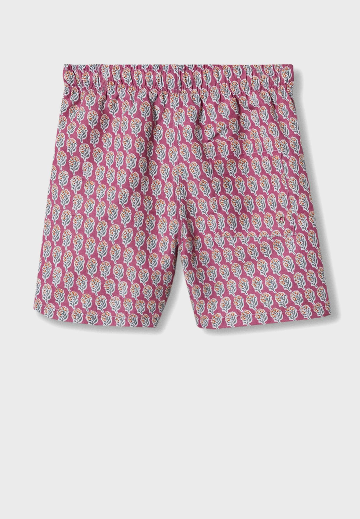 Kids Floral Print Swim Shorts