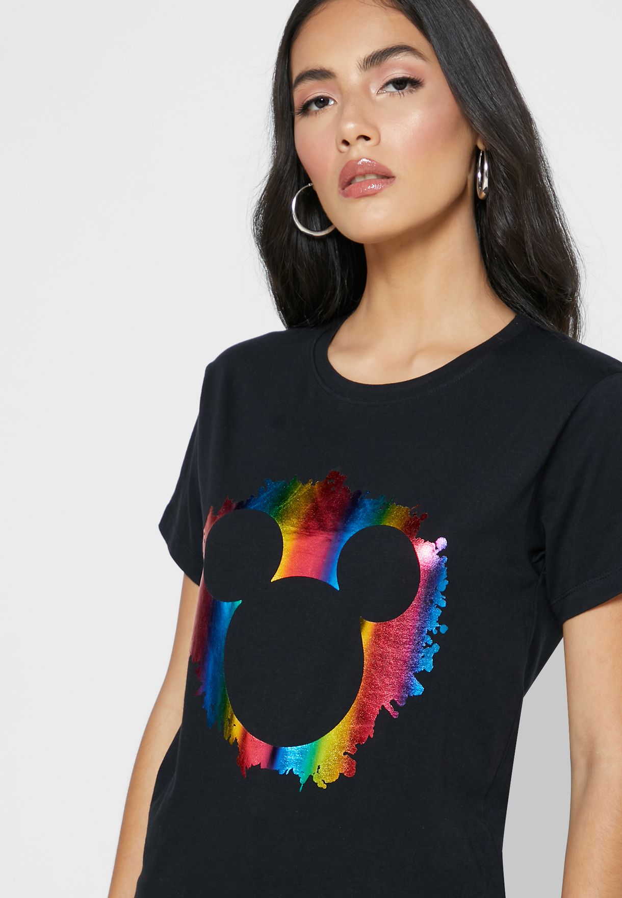 mickey mouse silhouette shirt