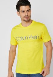 calvin klein t shirt yellow