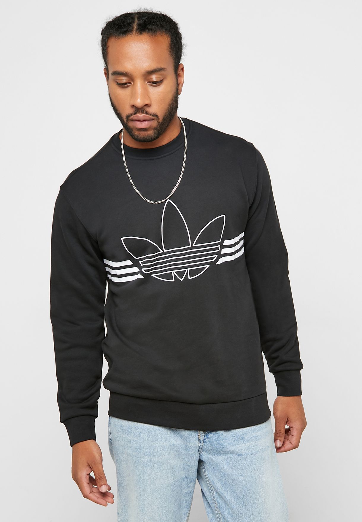 adidas originals outline sweatshirt