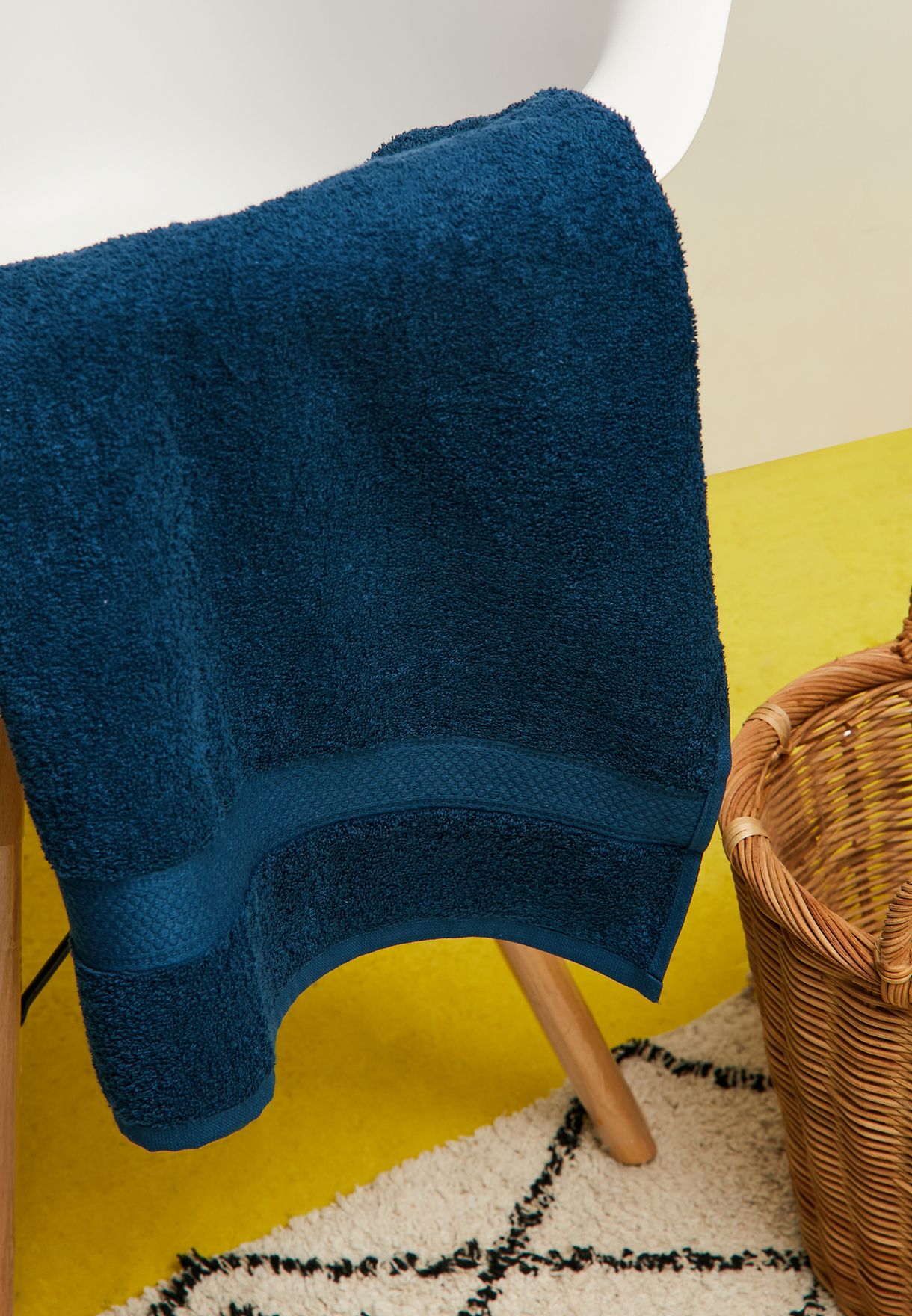 Blue Bath Towel 50X100
