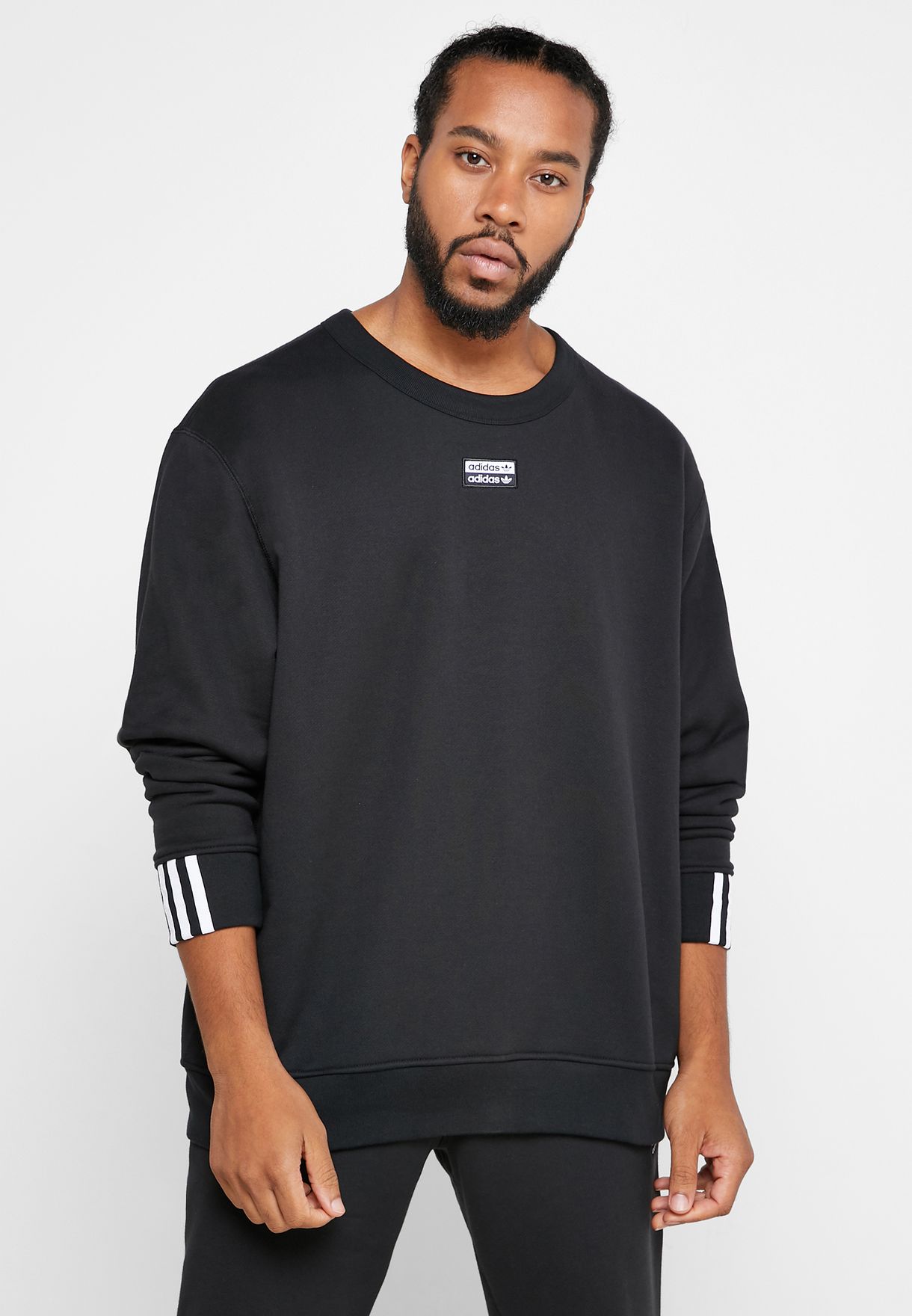 adidas Originals black Vocal Sweatshirt 
