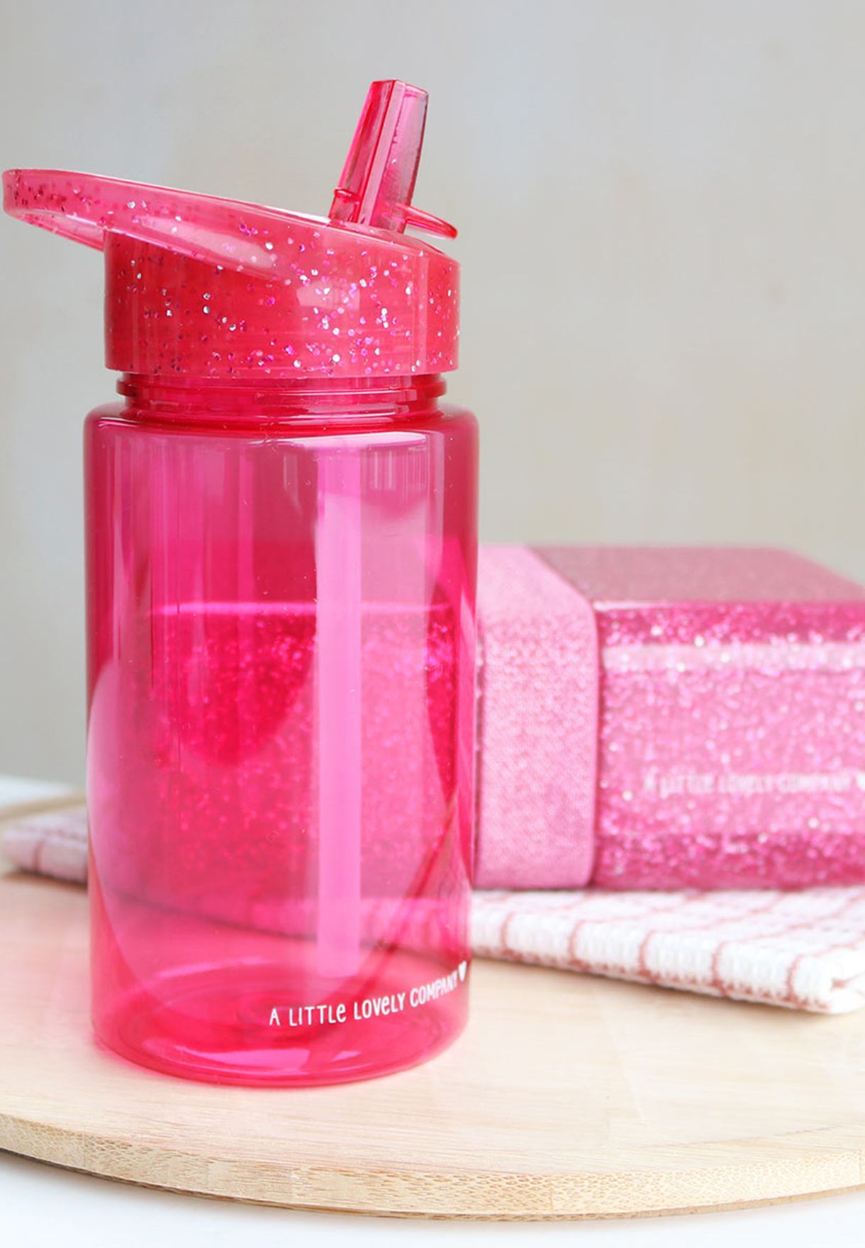 Drink Bottle - Pink Glitter
