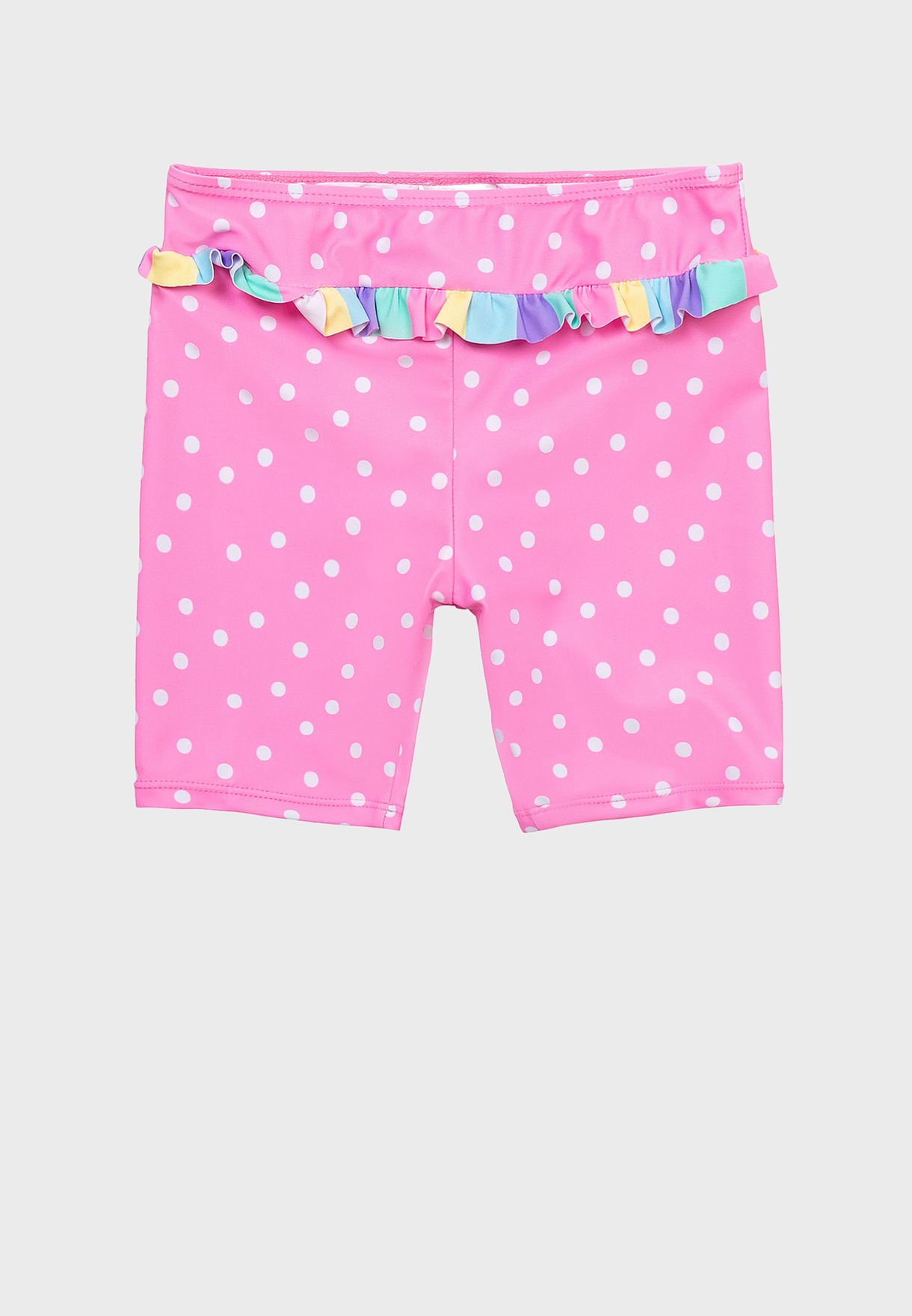 Infant Fish Print Frill Detail Swim Set