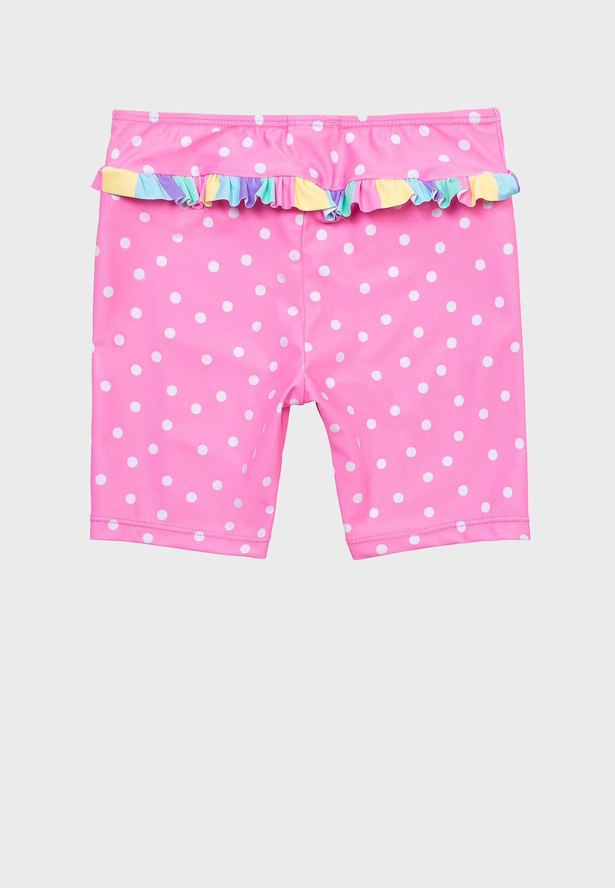 Infant Fish Print Frill Detail Swim Set