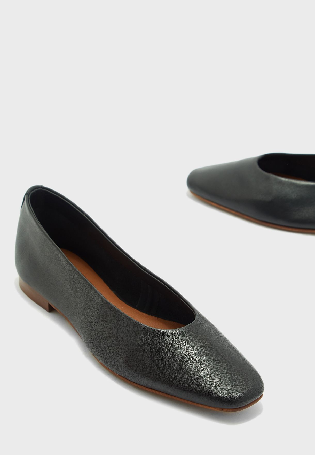 topshop black flat shoes