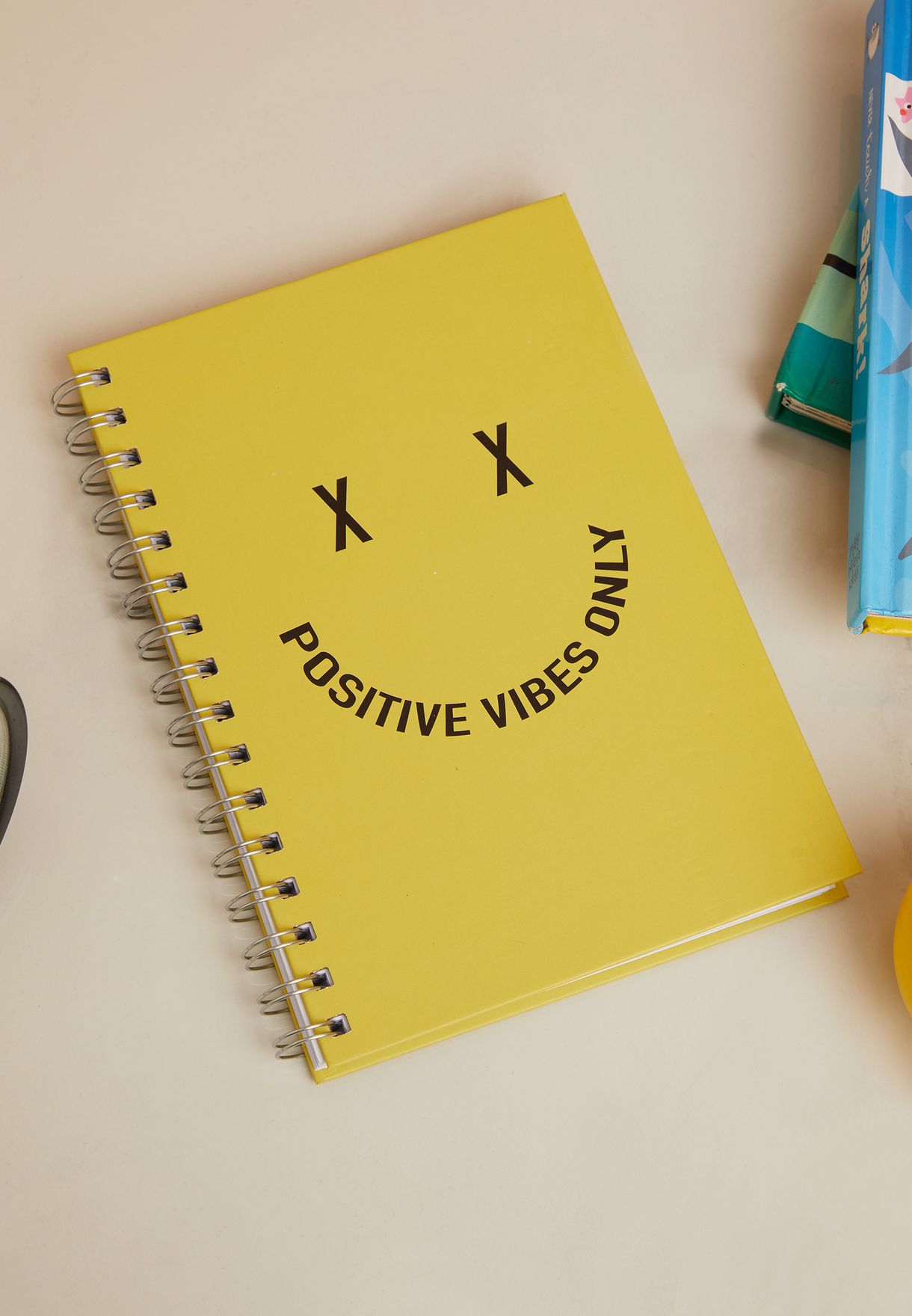A5 Spiral Hardcover Notebook - Positive Vibes Only