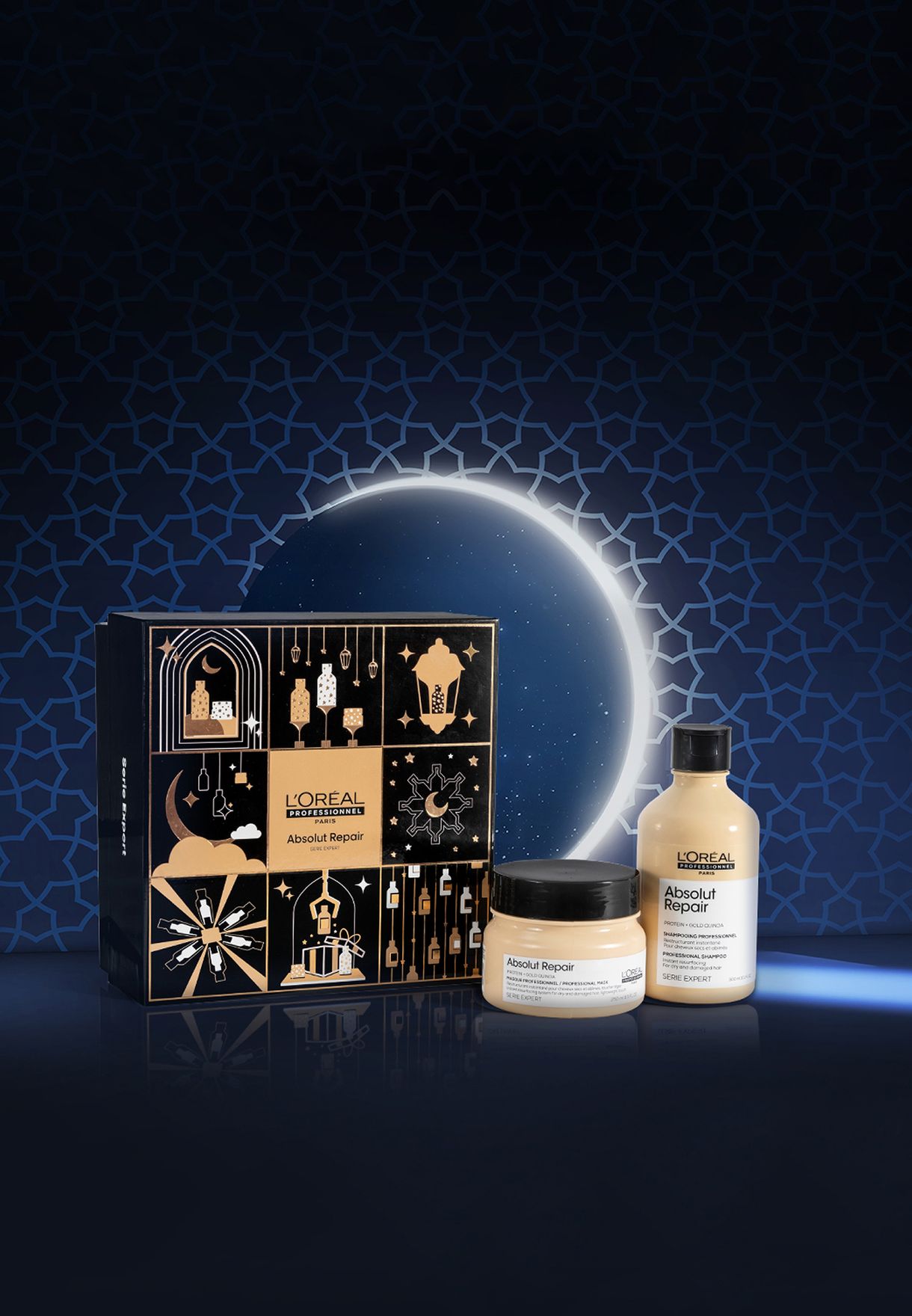 Absolut Repair Duo Special Edition Ramadan Coffret for Dry and Damaged Hair