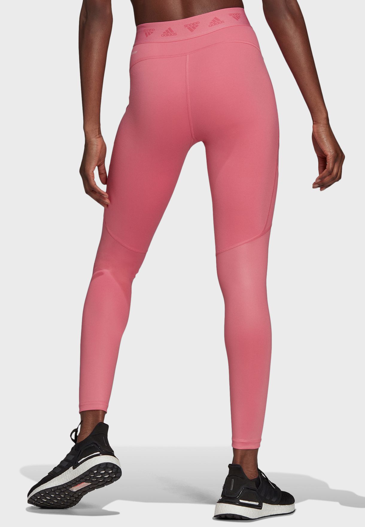 adidas pink running tights