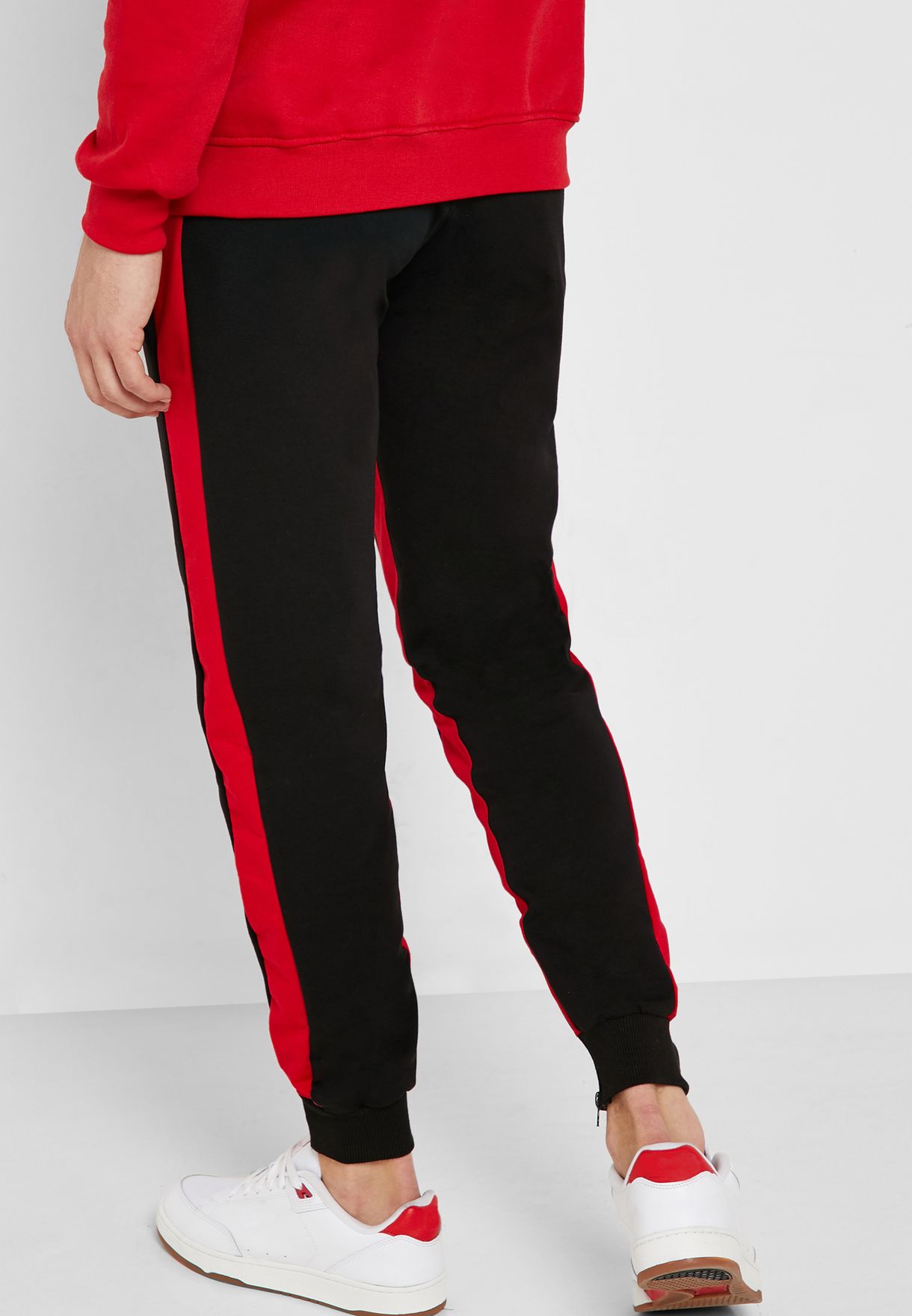 fila jacquard panel joggers