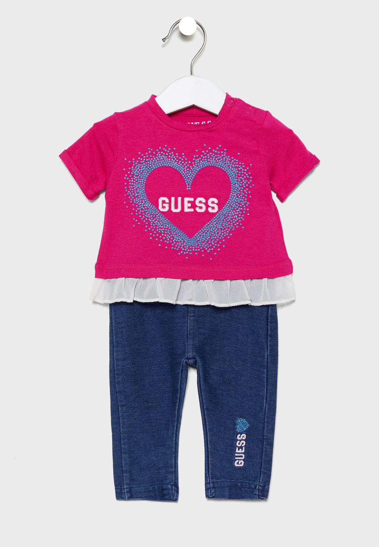 guess denim t shirt