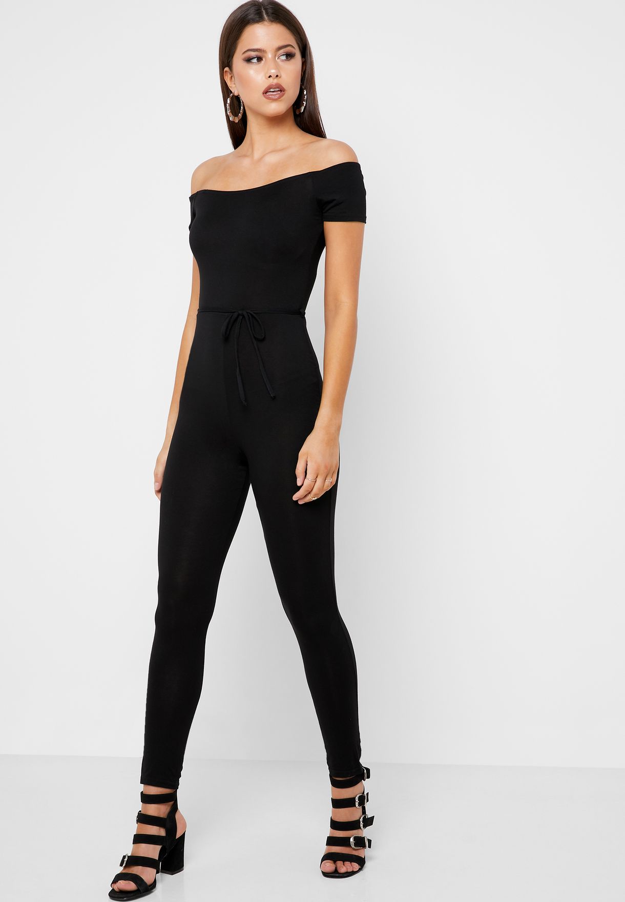 missguided bardot jumpsuit