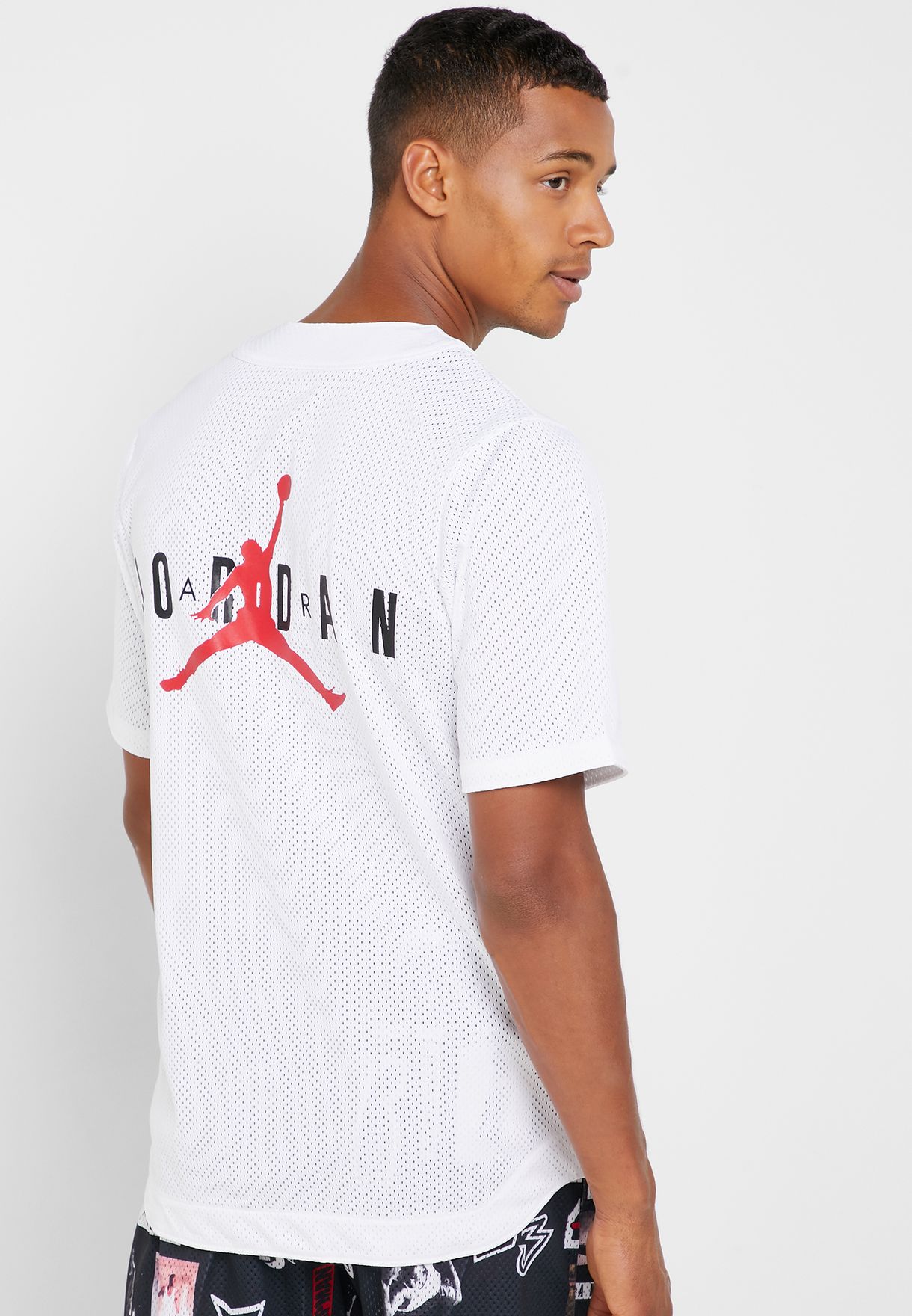 jordan jumpman mesh baseball jersey