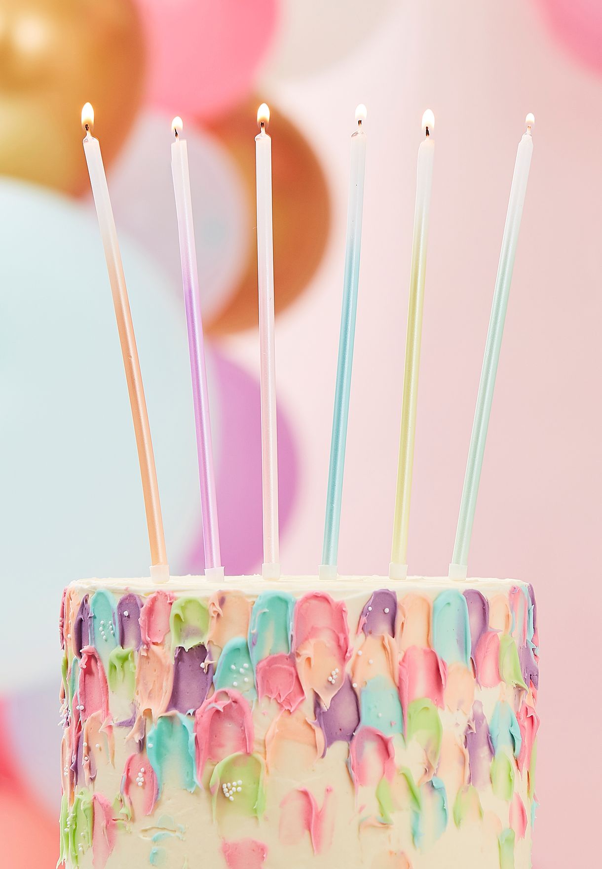 Tall Ombre Cake Candles