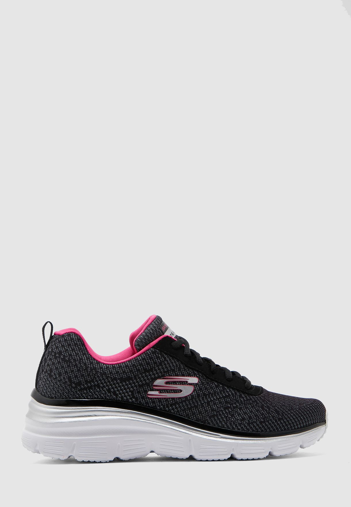 skechers fashion fit wedge trainer