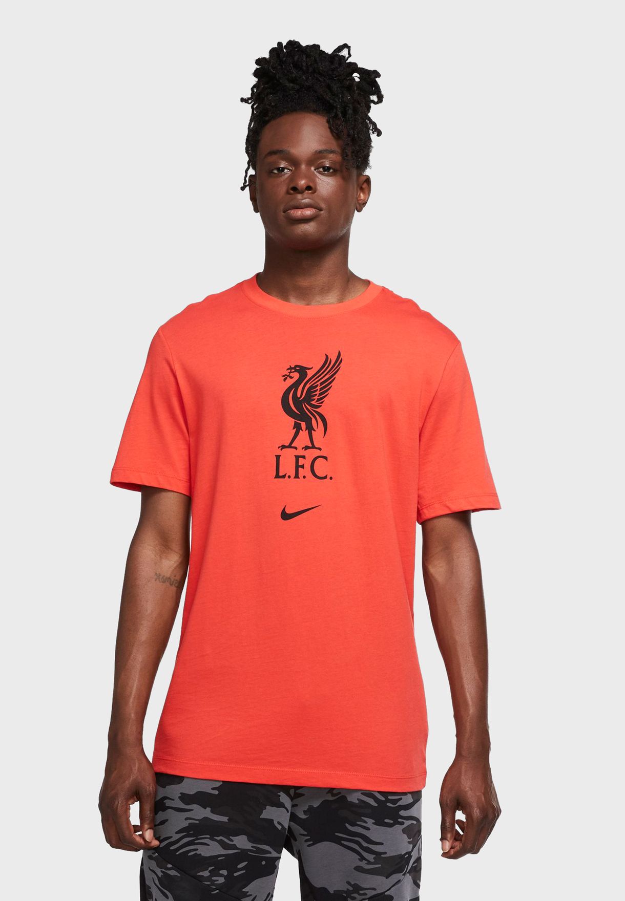 Buy Nike orange Liverpool Evergreen T-Shirt for Kids in MENA, Worldwide