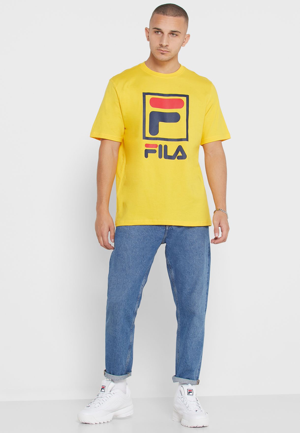 fila shirt yellow