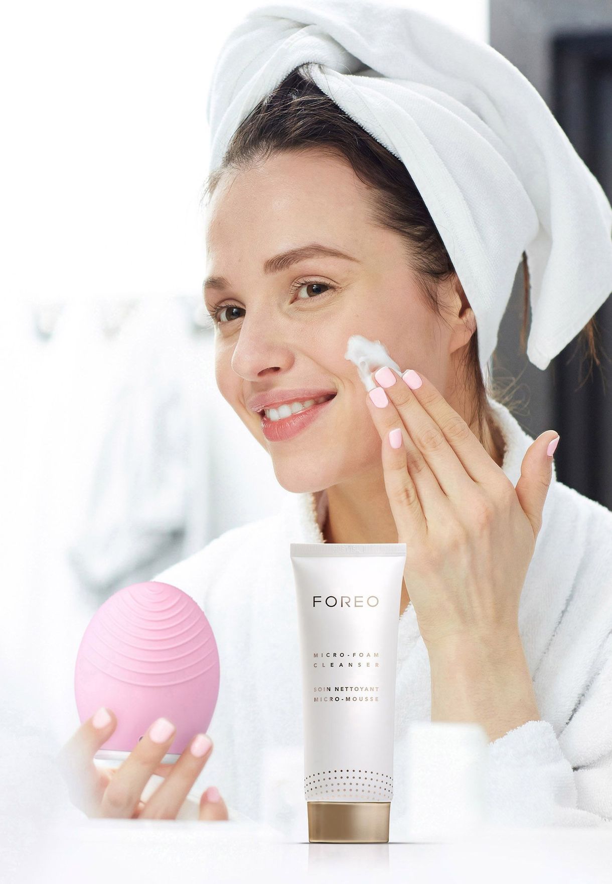 Buy FOREO clear Micro-Foam Cleanser 100ml for Women in Dubai, Abu Dhabi