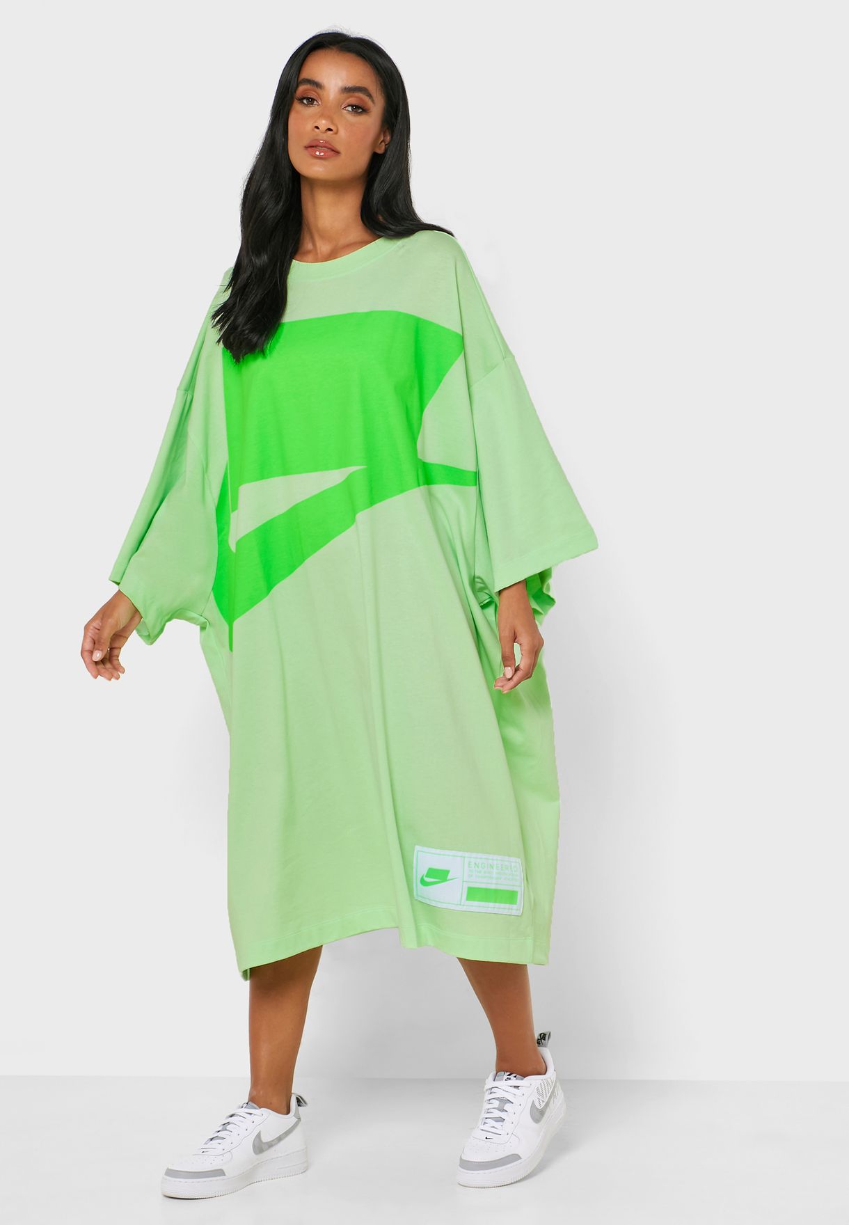 Buy Nike green NSW Oversized Dress for 