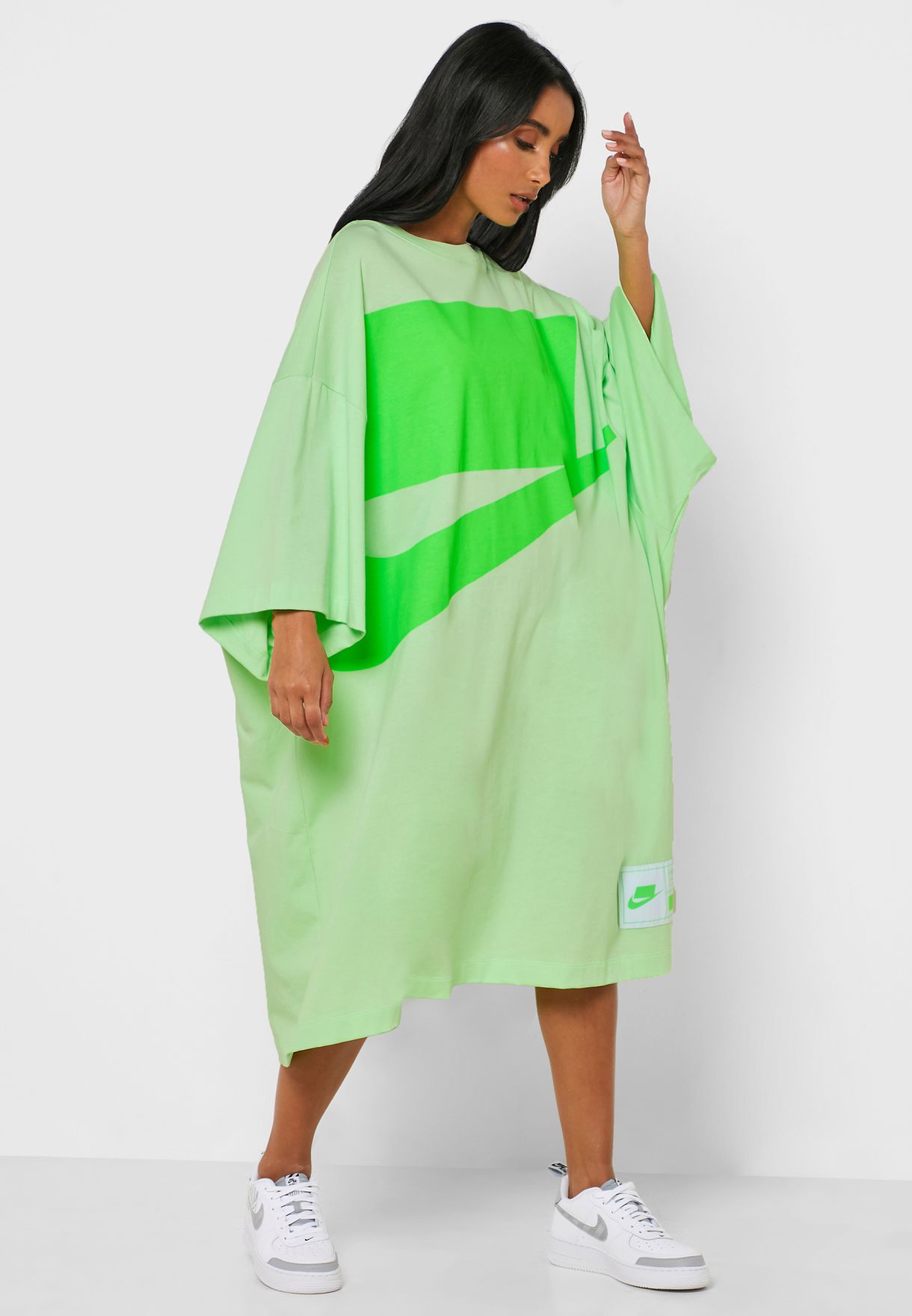 green nike dress