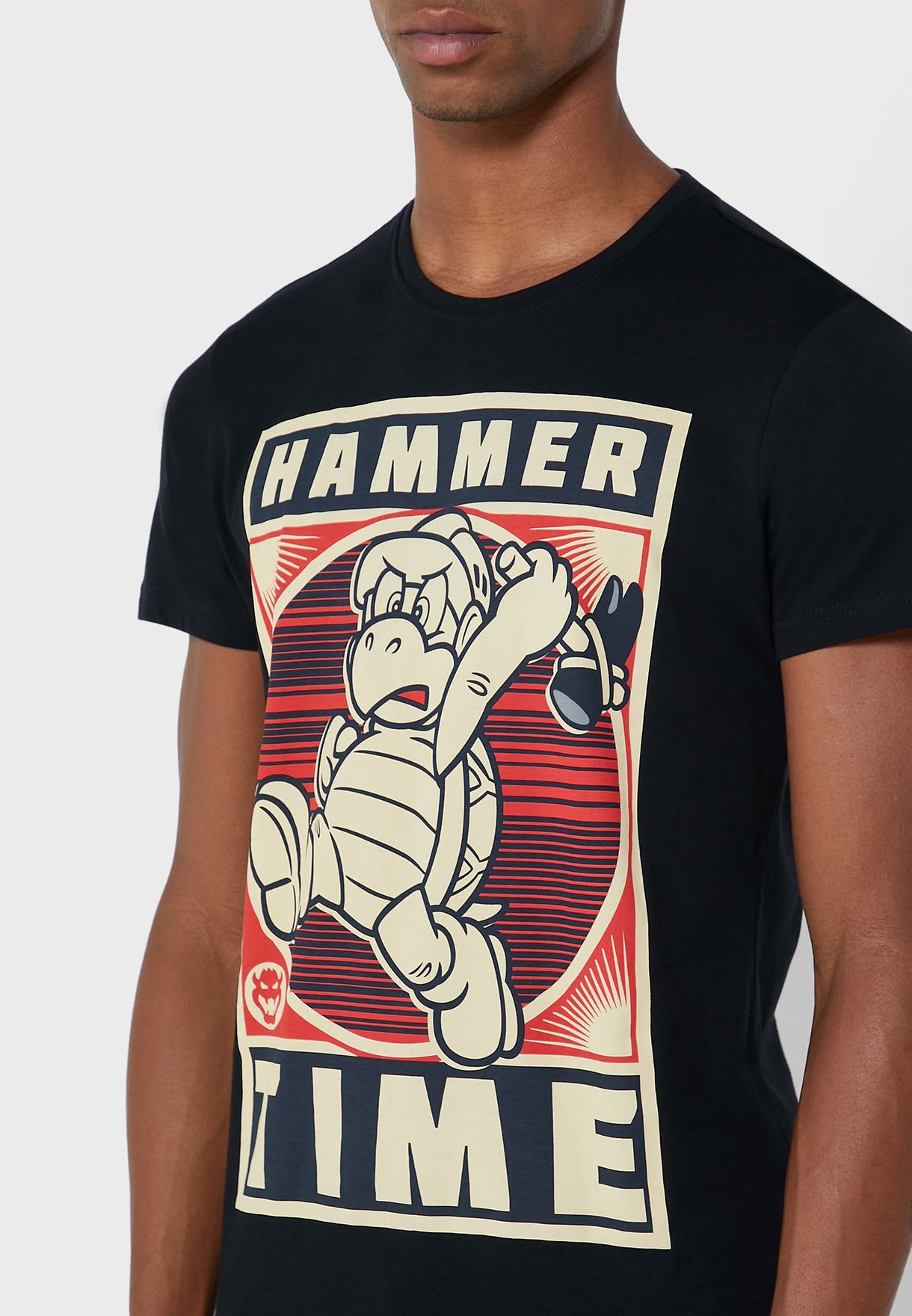 Super Mario Hammertime Crew Neck T-Shirt