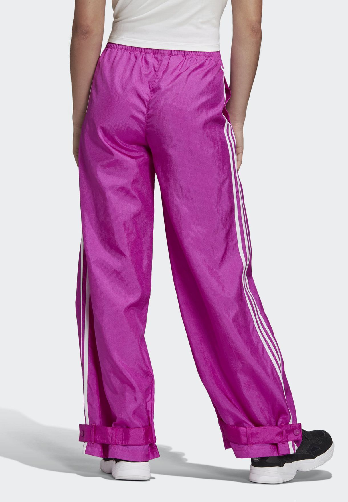 pink silk sweatpants