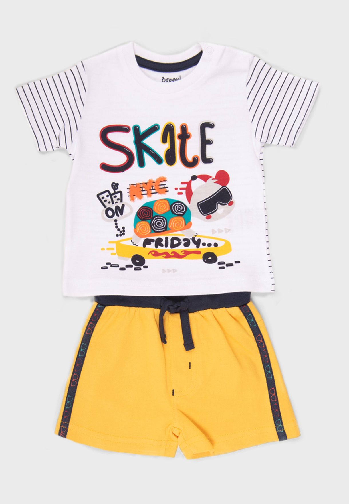 Kids Graphic T-Shirt + Shorts Set