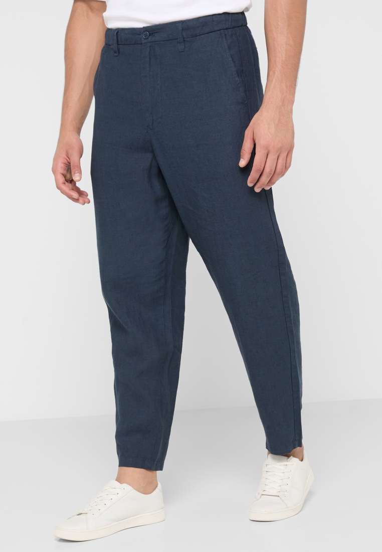 MUJI black tuck wide pants, Women's Fashion, Bottoms, Other Bottoms on  Carousell