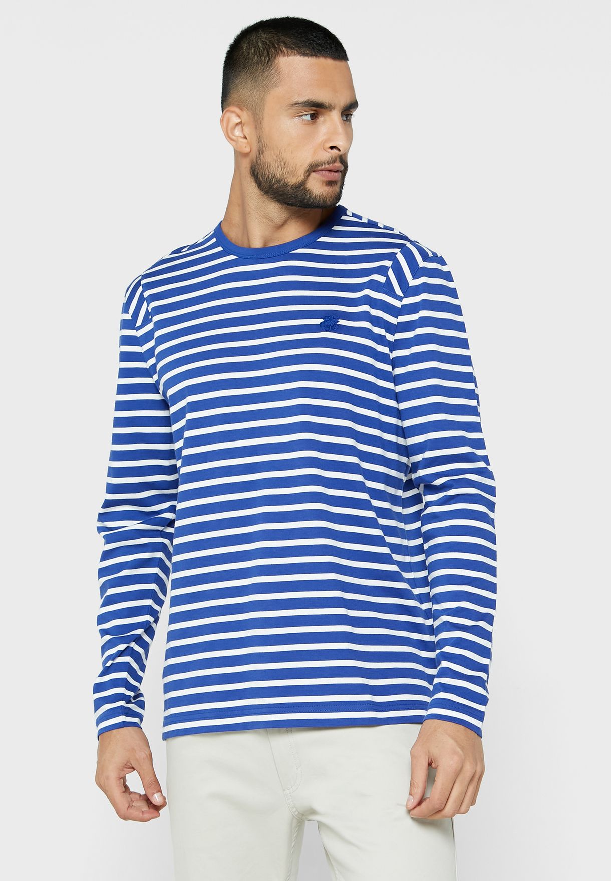Striped Crew Neck T-Shirt