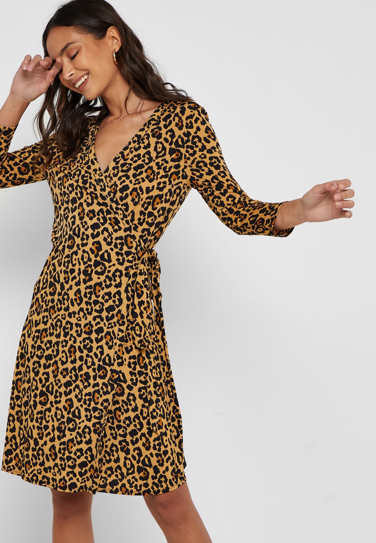leopard dress mango