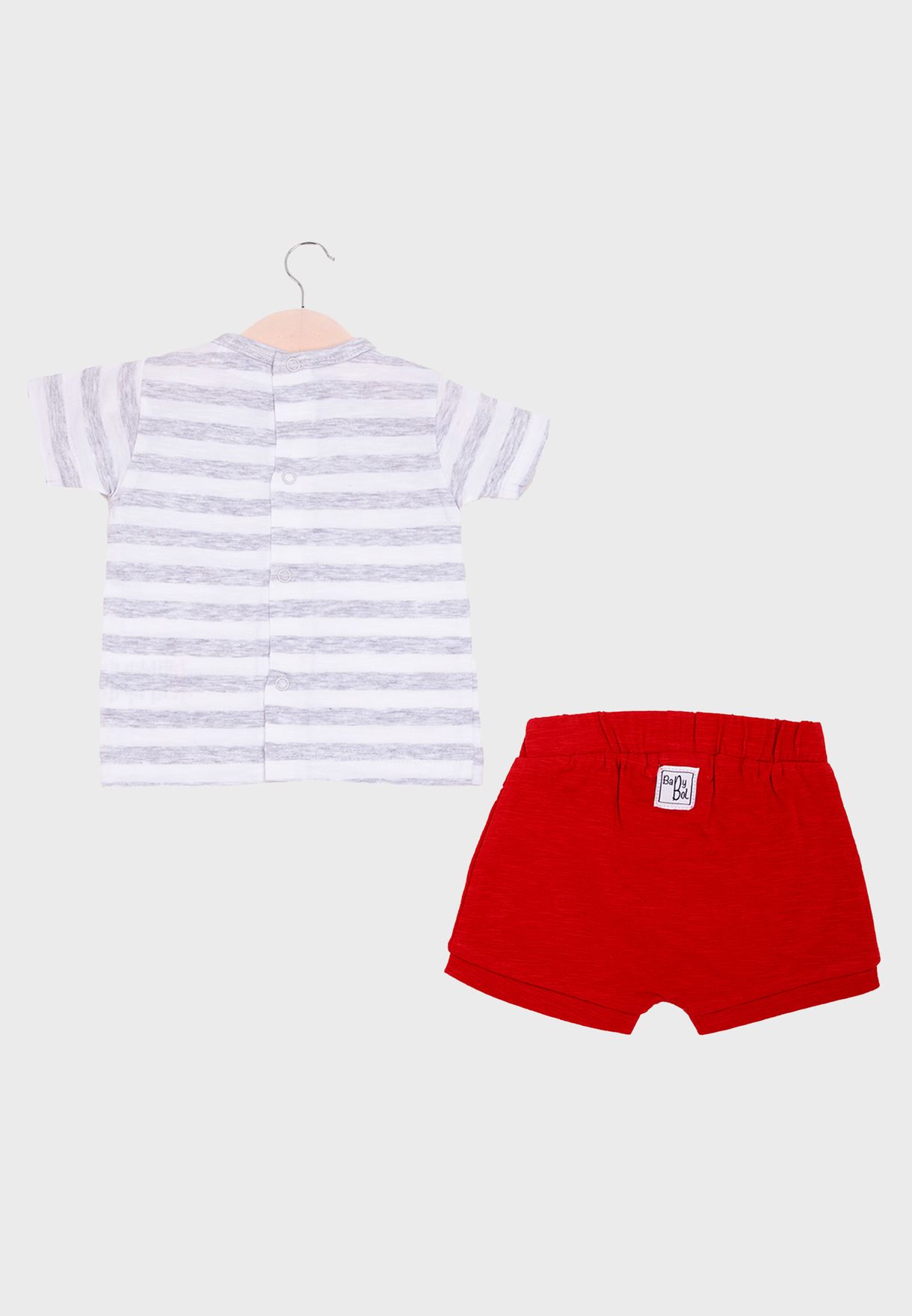Infant Printed Polo & Shorts Set